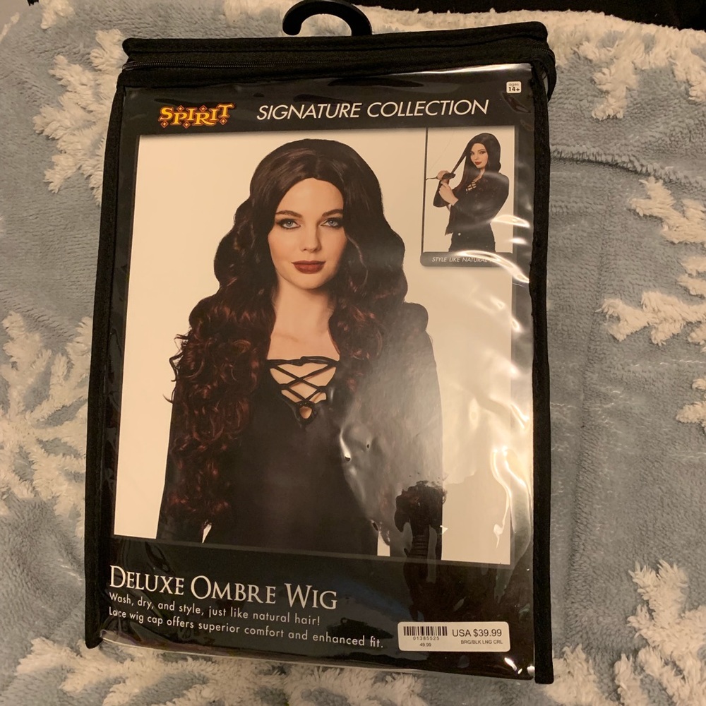 Delux Brown/Red Ombré Wig